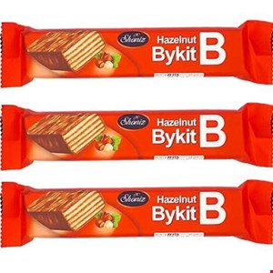 ویفر فندقی با روکش کاکائویی بایکیت شونیز 45 گرم و بسته 20عددی